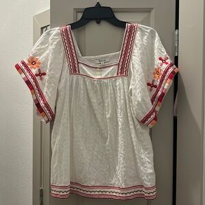 Madewell gauze top